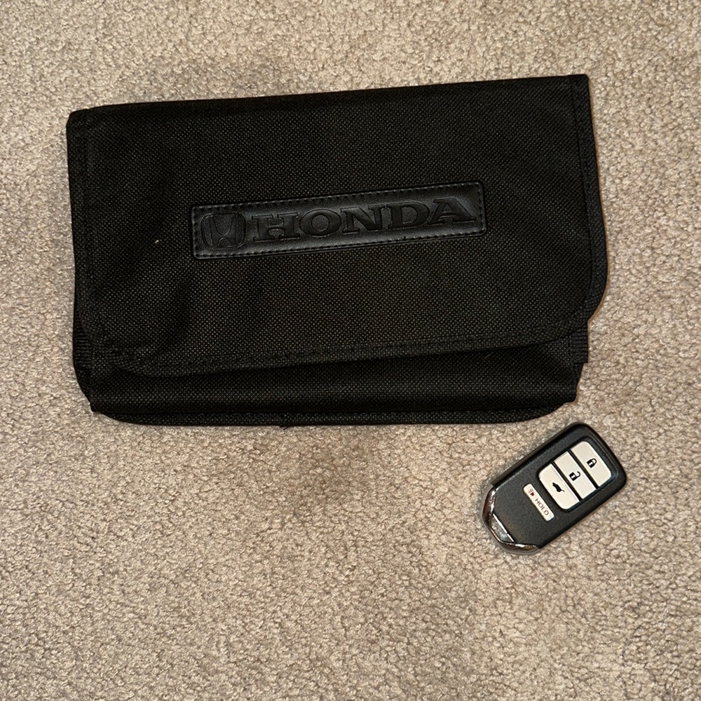 Honda keys and folder